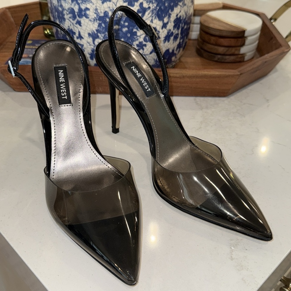 ☀️Sale☀️ Nine West Slingback Heels - Picture 2 of 5